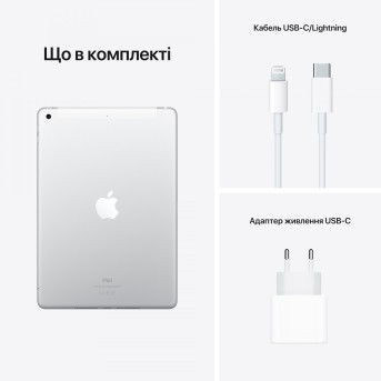 10.2-inch iPad Wi-Fi + Cellular 64GB - Silver, Model A2604 - Metoo (20)