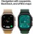 Apple Watch Ultra 2 2024 GPS + Cellular 49mm Black Titanium Case with Black Titanium Milanese Loop - L,Model A2986 - Metoo (10)