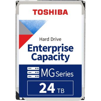 HDD Server TOSHIBA MG11 24TB MAMR 512e, 3.5'', 1024MB, 7200RPM, SATA, SKU: HDEB034GEA51F в Metoo.kz - Metoo (1)