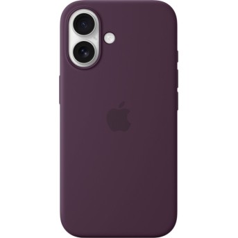 iPhone 16 Silicone Case with MagSafe - Plum,Model A3313 - Metoo (2)