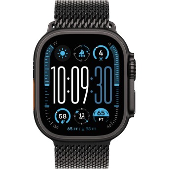 49mm Black Titanium Milanese Loop - Large в Metoo.kz - Metoo (2)