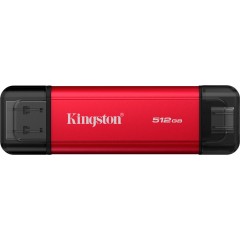 Kingston 512GB Dual USB-A/C Portable SSD, Up to 1050MB/s USB 3.2 Gen 2..