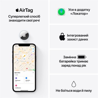 Apple AirTag (1 Pack), Model A2187 - Metoo (14)