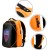 LEDme backpack, animated backpack with LED display, Nylon+TPU material, Dimensions 42*31.5*20cm, LED display 64*64 pixels, orange - Metoo (9)