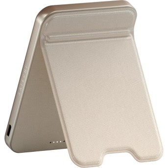 SATECHI Qi2 5K Magnetic Power Bank with Stand (Sand) в Metoo.kz - Metoo (2)