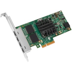 Intel® Ethernet Server Adapter I350-T4, 4 x Gbit Ports RJ-45, PCI-E x4, iSCSI, NFS, VMDq