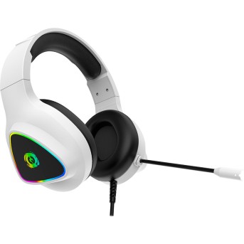 CANYON Shadder GH-6, RGB gaming headset with Microphone, Microphone frequency response: 20HZ~20KHZ, ABS+ PU leather, USB*1*3.5MM jack plug, 2.0M PVC cable, weight: 300g, White - Metoo (2)