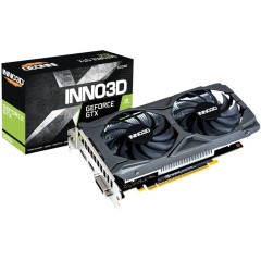 INNO3D NVIDIA GeForce GTX 1650 Twin X2 OC V2, 1x HDMI, 2x DP, 2-slot