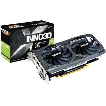 INNO3D NVIDIA GeForce GTX 1650 Twin X2 OC V2, 1x HDMI, 2x DP, 2-slot - Metoo (1)
