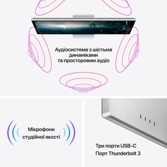 Apple Studio Display - Standard Glass - Tilt-Adjustable Stand,Model A2525 - Metoo (16)