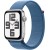 Apple Watch SE GPS 44mm Silver Aluminium Case with Winter Blue Sport Loop,Model A2723 - Metoo (1)