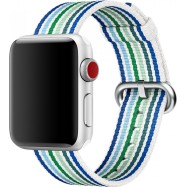 Ремешок для Apple Watch 38mm Blue Stripe Woven Nylon