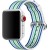 Ремешок для Apple Watch 38mm Blue Stripe Woven Nylon - Metoo (1)