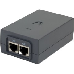UBIQUITI 24V PoE Adapter; Surge and clamping protection; Maximum surge discharge; Peak pulse current; AC cable with earth ground.