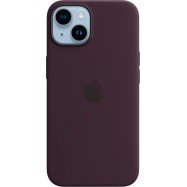 iPhone 14 Silicone Case with MagSafe - Elderberry,Model A2910