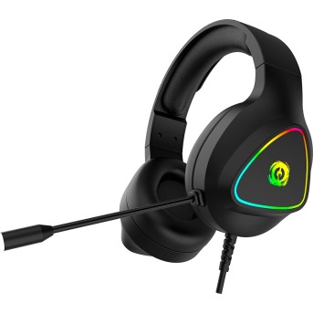 CANYON Shadder GH-6, RGB gaming headset with Microphone, Microphone frequency response: 20HZ~20KHZ, ABS+ PU leather, USB*1*3.5MM jack plug, 2.0M PVC cable, weight: 300g, Black - Metoo (1)