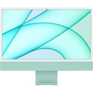 iMac 24-inch, A2438, GREEN, M1 chip with 8C CPU and 8C GPU, 16-core Neural Engine, 16GB unified memory, Gigabit Ethernet, Two Thunderbolt / USB 4 ports, Two USB 3 ports, 256GB SSD storage, MAGIC MOUSE 2-INT, MAGIC KEYBOARD W/ TOUCH ID-SUN