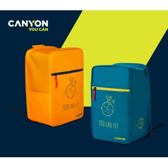 CANYON cabin size backpack for 15.6" laptop,polyester,yellow - Metoo (13)