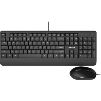 USB wired combo set,Wired Chocolate Standard Keyboard ,105 keys,RU layout, slim design with chocolate key caps,optical 3D wired mice 100DPI black , 1.5 Meters cable length - Metoo (1)