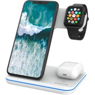 CANYON wireless charger WS-303 15W 3in1 White..