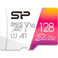 SILICON POWER 128GB Elite microSDHC/SDXC U1 V10 Full HD 1080p
