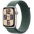 Apple Watch SE 2024 GPS 44mm Starlight Aluminium Case with Lake Green Sport Loop,Model A2723 - Metoo (1)
