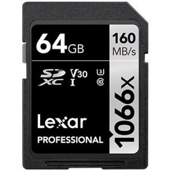 64GB Lexar Professional 1066x SDXC UHS-I cards, up to 160MB/<wbr>s read 70MB/<wbr>s write C10 V30 U3 - Metoo (1)