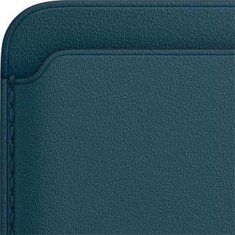 iPhone Leather Wallet with MagSafe - Baltic Blue - Metoo (2)