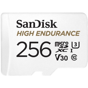 SANDISK 256GB MAX ENDURANCE microSDHC Card with Adapter - Metoo (1)