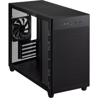 ASUS Prime AP201 Tempered Glass MicroATX Case Black - stylish 33-liter MicroATX case with tool-free side panels, with support for 360 mm coolers, graphics cards up to 338 mm long, and standard ATX PSUs - Metoo (4)