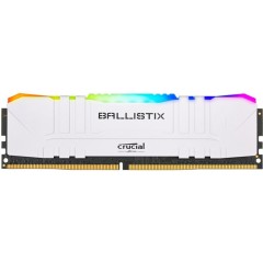 Crucial DRAM Ballistix White RGB 8GB DDR4 3200MT/<wbr>s CL16 Unbuffered DIMM 288pin White RGB, EAN: 649528824738