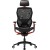 LORGAR Grace 855, Gaming chair, Mesh material, aluminium frame, multiblock mechanism, 3D armrests, 5 Star aluminium base, Class-4 gas lift, 60mm PU casters, Red + black - Metoo (1)