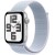 Apple Watch SE 2024 GPS 44mm Silver Aluminium Case with Blue Cloud Sport Loop,Model A2723 - Metoo (5)