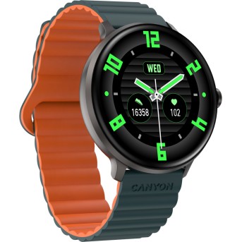 CANYON smart watch Jacky SW-69 Green Orange в Metoo.kz - Metoo (3)