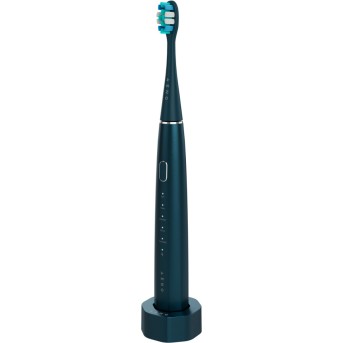 Wireless Tooth Brush, Navy Blue, 3 Brush Heads, 1400mAh, Function: Soft, Clean, Massage, White, Sweep в Metoo.kz - Metoo (1)