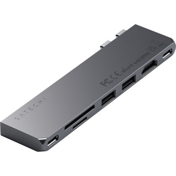 SATECHI Pro Hub Slim - Space Gray - Metoo (1)