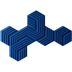 Corsair Elgato Foam acoustic panels on Frames, Starter Set Blue..