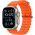 Apple Watch Ultra 2 GPS + Cellular, 49mm Titanium Case with Orange Ocean Band,Model A2986 - Metoo (8)