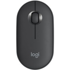 LOGITECH Pebble M350 Wireless Mouse - GRAPHITE - 2.4GHZ/<wbr>BT - EMEA - CLOSED BOX