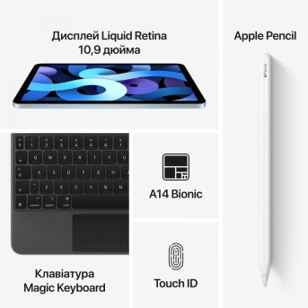 10.9-inch iPad Air Wi-Fi 256GB - Silver, Model A2316 - Metoo (9)