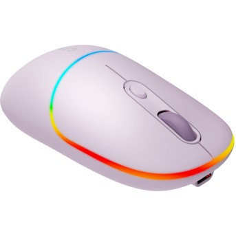 CANYON MW-22, 2 in 1 Wireless optical mouse with 4 buttons,Silent switch for right/<wbr>left keys,DPI 800/<wbr>1200/<wbr>1600, 2 mode(BT/ 2.4GHz), 650mAh Li-poly battery,RGB backlight,Pearl rose, cable length 0.8m, 110*62*34.2mm, 0.085kg - Metoo (5)