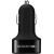 CANYON Universal 3xUSB car adapter, Input 12V-24V, Output 5V-3.1A, black rubber coating+black metal ring (side with USB is in plastic), 66*35.2*25.1mm, 0.025kg - Metoo (1)