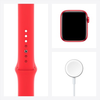 Apple Watch Series 6 GPS, 40mm PRODUCT(RED) Aluminium Case with PRODUCT(RED) Sport Band - Regular, Model A2291 - Metoo (7)