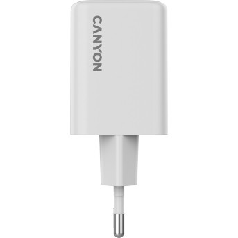 CANYON charger CU45AC GaN 45W 2xPD EU White в Metoo.kz - Metoo (2)