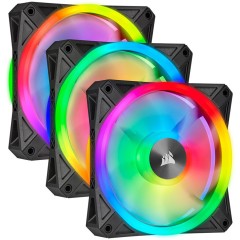 Corsair QL Series, QL120 RGB, 120mm RGB LED Fan, Triple Pack with Lighting Node CORE, EAN:0840006611684
