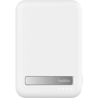 BELKIN 8k Qi2 MagSafe Compatible Powerbank with Kickstand, White в Metoo.kz - Metoo (1)