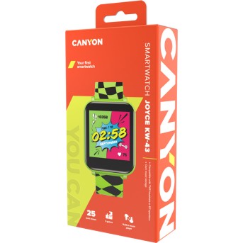 CANYON kids watch Joyce KW-43 DUAL BT Music Green в Metoo.kz - Metoo (7)