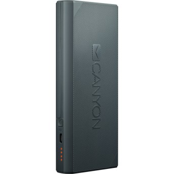 CANYON Power bank 13000mAh built-in Lithium-ion battery, max output 5V2.4A, input 5V2A. Dark Gray - Metoo (1)