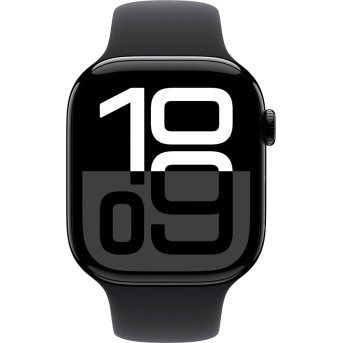 Apple Watch Series 10 GPS 46mm Jet Black Aluminium Case with Black Sport Band - M/<wbr>L,Model A2999 - Metoo (2)