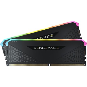 Corsair DDR4, 3200MHz 16GB 2x8GB Dimm, Unbuffered, 16-20-20-38, XMP 2.0, Vengeance RGB RS, RGB LED, Black PCB, 1.35V, for AMD Ryzen & Intel, EAN:0840006649007 в Metoo.kz - Metoo (1)